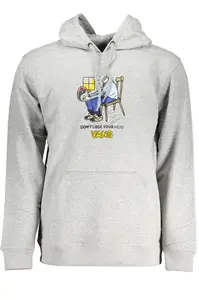 Šedá mikina VANS s kapucňou