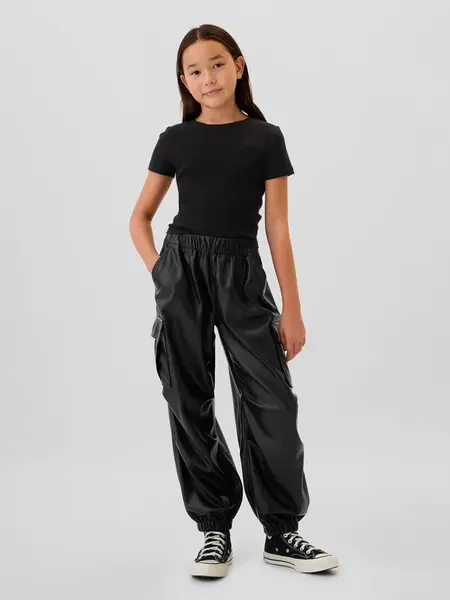 GAP Children's leatherette cargo pants - Girls