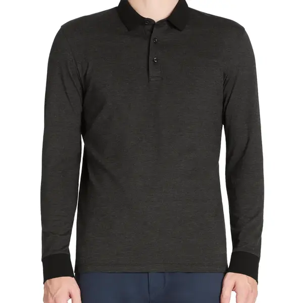 Celio Polo Jebille Long Sleeve T-Shirt - Mens
