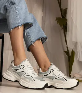 Gemre Bielo-zelené dámske športové tenisky Maurita