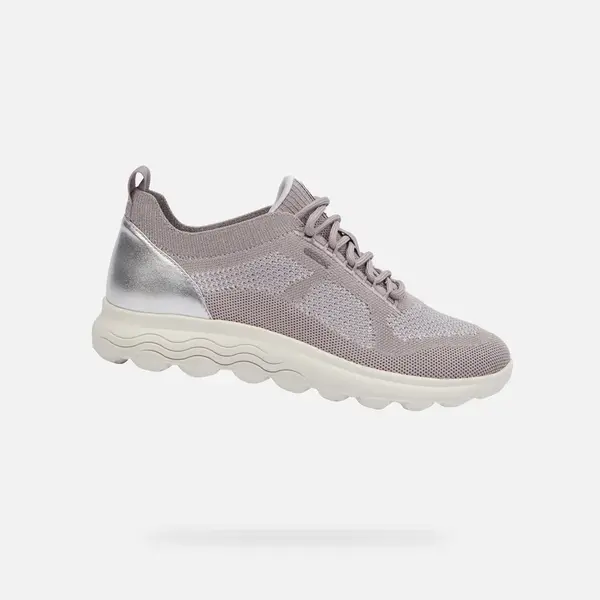 Beige women's sneakers Geox Spherica - Women's