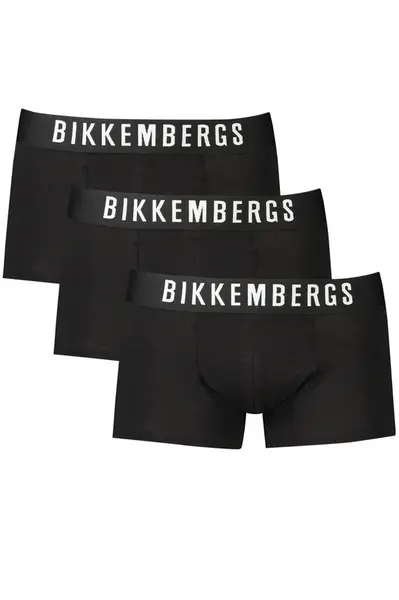 Pánske boxerky Bikkembergs, čierne, 3 ks