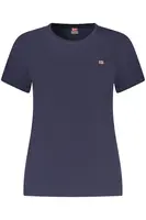 Dámske tričko s krátkym rukávom modré