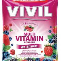 VIVIL BONBONS MULTIVITAMÍN drops s príchuťou lesného ovocia bez cukru 60 g