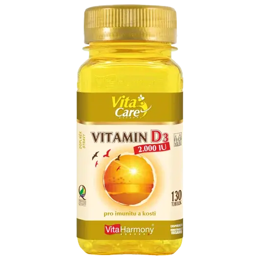 VITAHARMONY Vitamin D3 2.000 m.j. (50 µg) 130 tobolek
