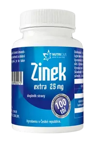 NUTRICIUS Zinek EXTRA 25 mg 100 tablet