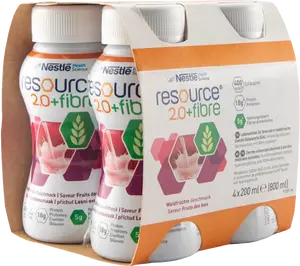 RESOURCE 2.0 Fibre Lesní plody 4 x 200 ml