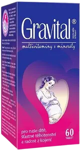 VITAHARMONY Gravital pro těhotné a kojící ženy 60 tablet