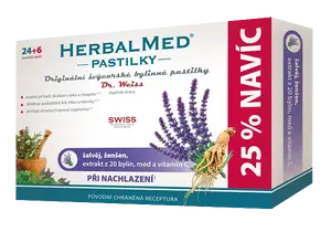HERBALMED HerbalMed  Šalvěj-ženšen 30 pastilek