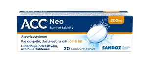 ACC ® NEO 200 mg šumivé 20 tablet 20 šumivých tablet
