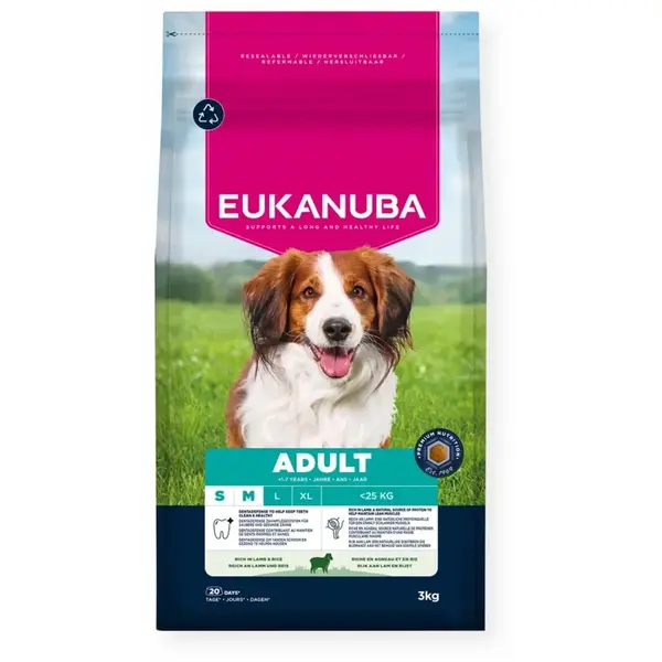 Eukanuba Life Care Adult Small & Medium Breed Lamb & Rice 12 kg