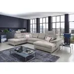 Sit & More SEDACÍ SOUPRAVA, textil, barvy stříbra