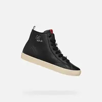 Černé dívčí kotníkové boty Geox Gisli Girl