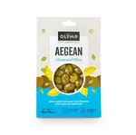 Olymp Zelené olivy s peckou s citrónem a bylinkami vakuované 250 g