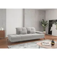 Sit & More LENOŠKA, textil, barvy stříbra