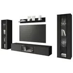 Livetastic OBÝVACÍ STĚNA, černá