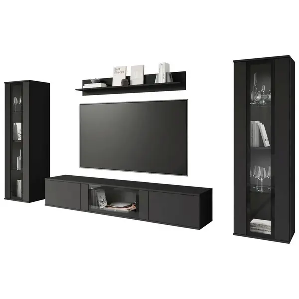 Livetastic OBÝVACÍ STĚNA, černá