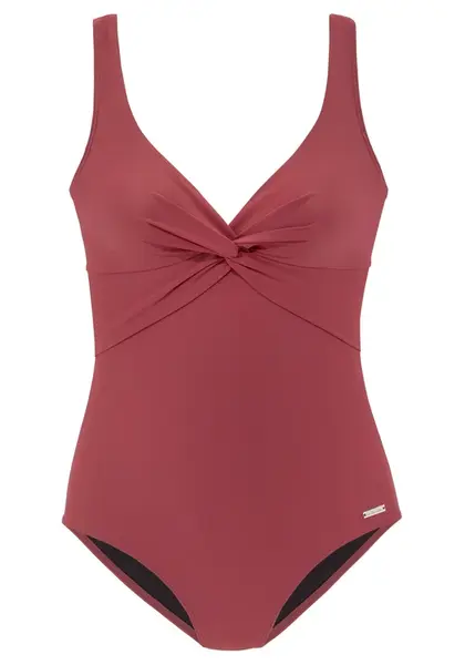 LASCANA Formujúce plavky  bordová