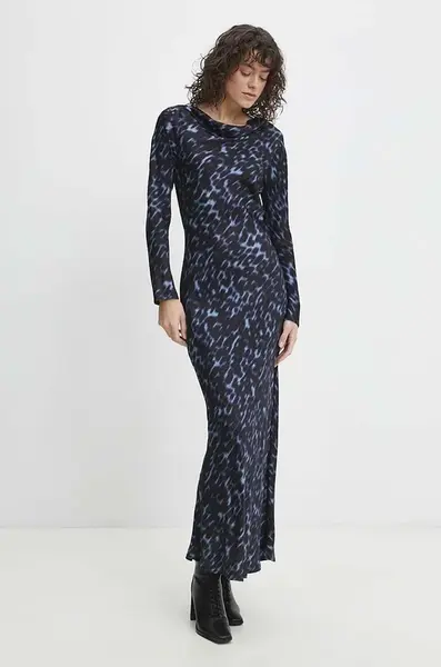 Šaty Answear.LAB černá barva, maxi