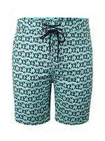 YEAZ Plavecké šortky 'Dazzers'  tyrkysová / čierna