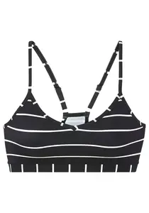 BENCH Bikinový top  čierna / biela