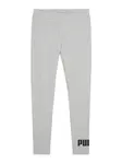 PUMA Športové nohavice 'Ess No. 1'  svetlosivá / čierna