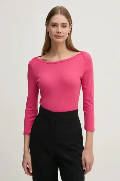 Bavlněné tričko s dlouhým rukávem United Colors of Benetton