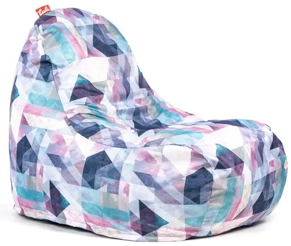 TULI sedací vak Relax, snímatelný potah - vzor Pastel