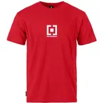 Horsefeathers T-SHIRT VERTICAL MID LOGO CLASSICS Pánské tričko, červená, velikost