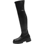 Geox D SPHERICA EC7 Dámské kozačky, černá, velikost