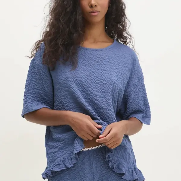 Pyžamo Answear.LAB tmavomodrá barva