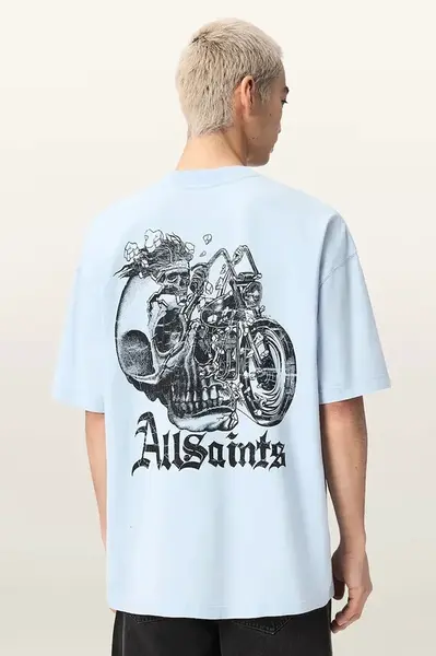 Bavlněné tričko AllSaints PANHEAD