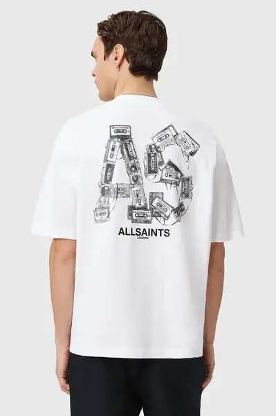 AllSaints Bavlněné tričko AllSaints MIXTAPE