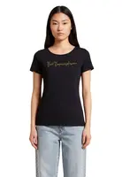 Černé triko EA7 s krátkým rukávem