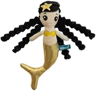 TULIMI Měkká hadrová panenka Bella s šustícími prvky, zlatá