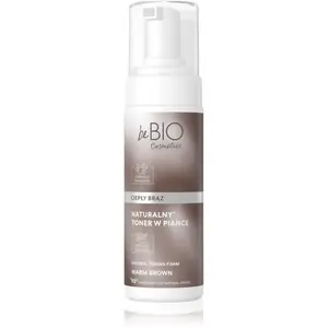 beBIO Natural Foam Toner Warm Brown tónovací pěna na vlasy 120 ml