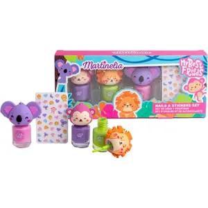 Martinelia My Best Friends Nails & Stickers Set sada pro děti