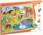 Vkládací puzzle Farma