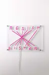 LED dekorace na zeď Seletti Resist Sister