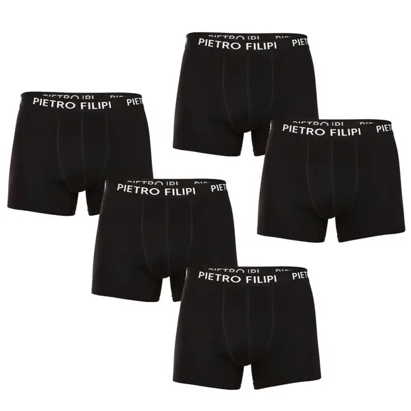 5PACK pánske boxerky čierné (5BCL002) 3XL