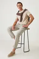 Tričko Medicine pánské, béžová barva