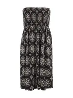 LASCANA Plážové šaty  krémová / čierna