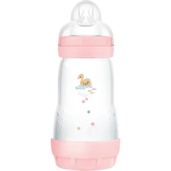 MAM Perfect Star Anti-colic Bottle antikoliková láhev 2m+ Pink 260 ml
