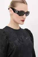 Sluneční brýle Gucci dámské, černá barva, GG1696S