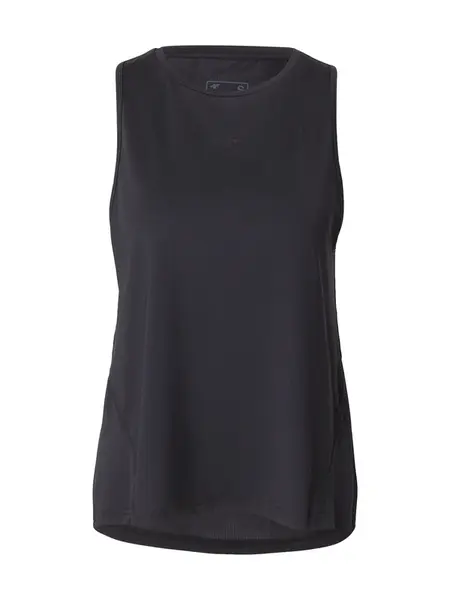 4F Športový top  čierna