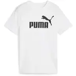Puma ESSENTIALS N0. 1 LOGO TEE B Chlapecké triko, bílá, velikost