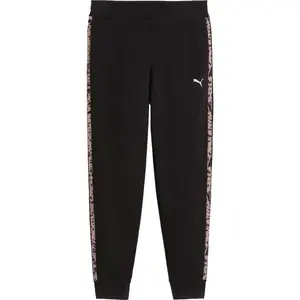 Puma ESSENTIALS GRAPHIC ANIMAL COMFORT PANTS TR CL Dámske tepláky, čierna, veľkosť