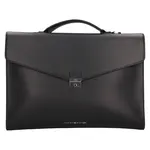 Pánská kožená aktovka Tommy Hilfiger Matia - černá