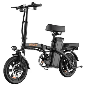 URLIFE F1L Electric Bike 250W 48V 7.5Ah 25km/h Black