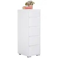 Carryhome KOMODA, bílá, 40/120/48 cm